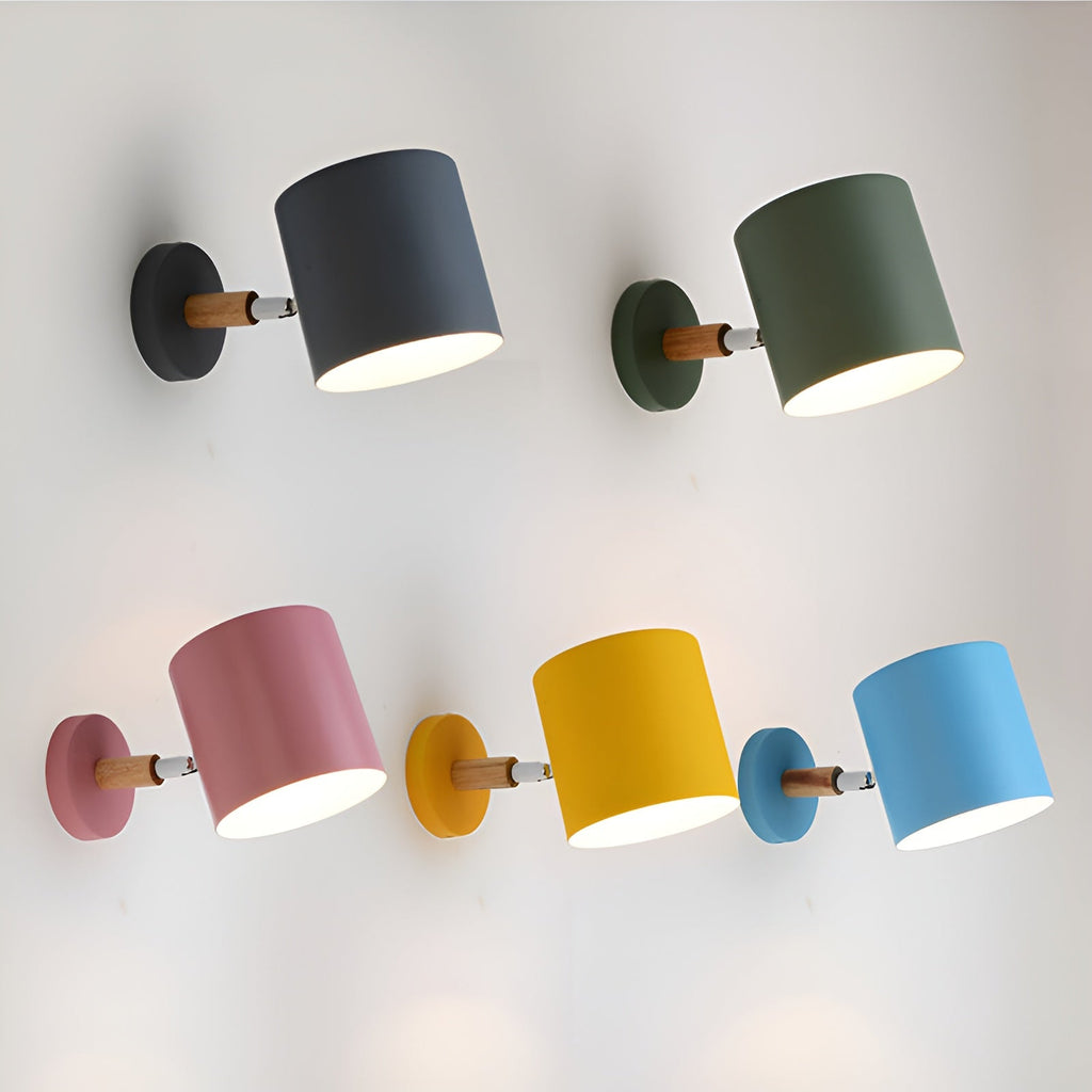 Applique murale orientable bois et métal – NordicGlow