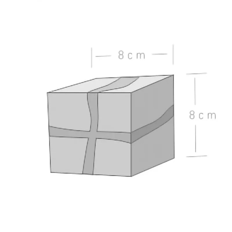 Applique murale LED bois massif cube 8 x 8 cm – CubeGlow — vue de dessous