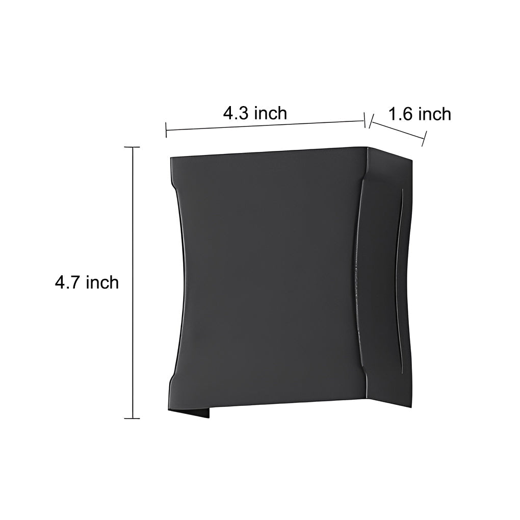 Applique murale extérieure LED haut et bas IP65 – 8 W — vue de dessous