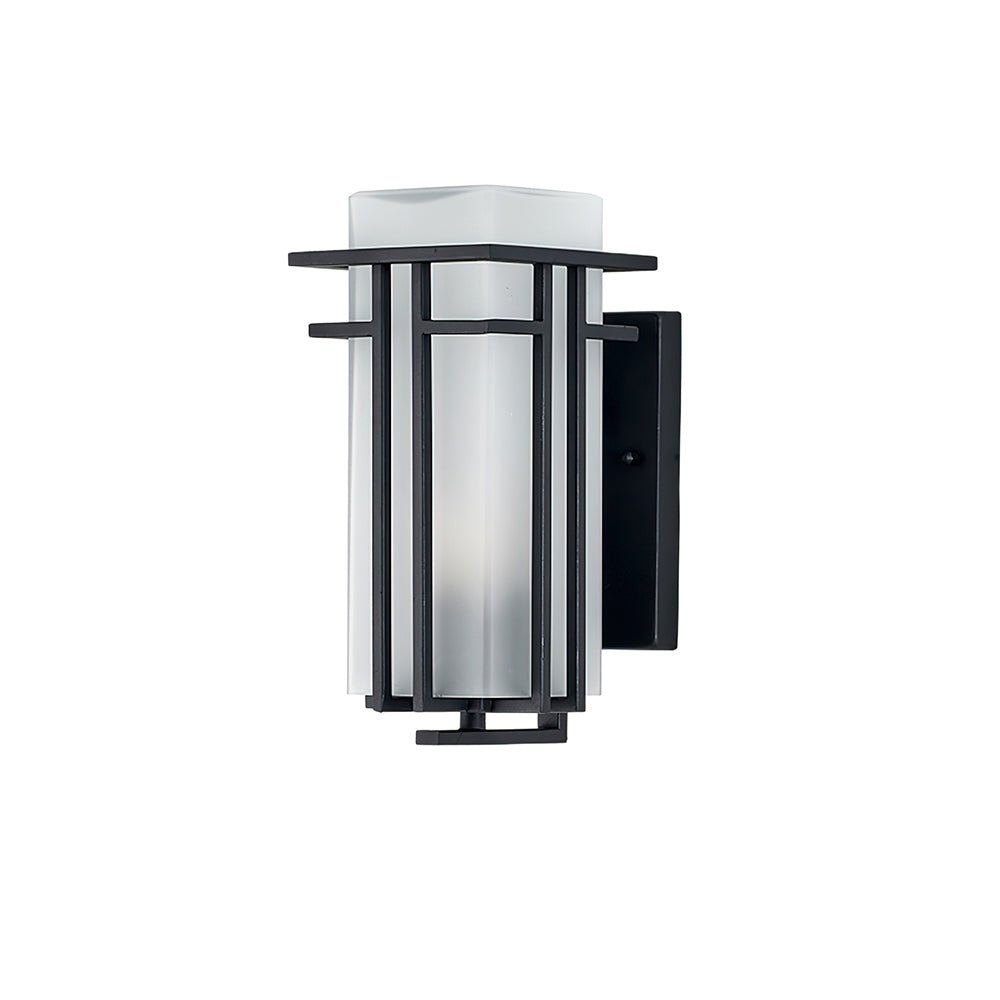 Applique murale extérieure LED en fer mono-pièce rétro – Linden — vue de dessous