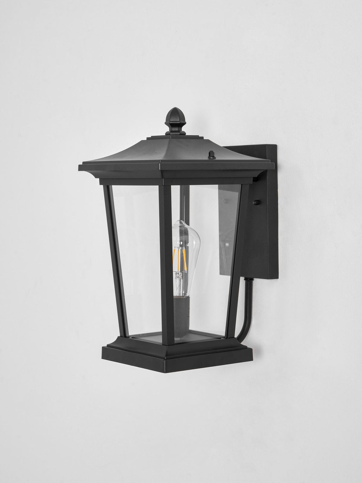 Applique murale cage en aluminium poli noir – Lodge Birdcage — dimensions et cotes (4)