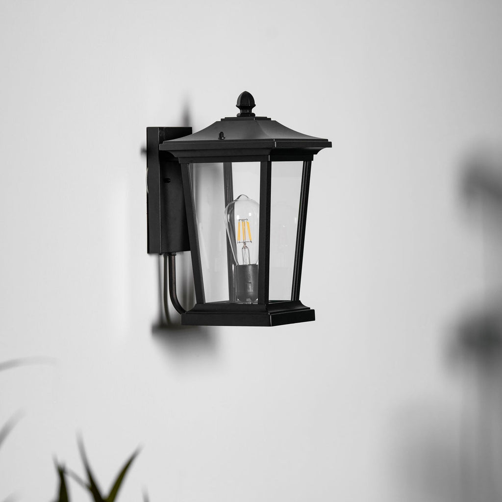 Applique murale cage en aluminium poli noir – Lodge Birdcage — détail de la finition (4)