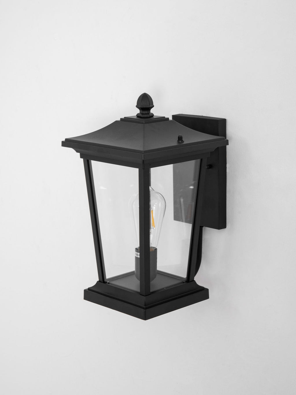 Applique murale cage en aluminium poli noir – Lodge Birdcage — détail du système de fixation (4)