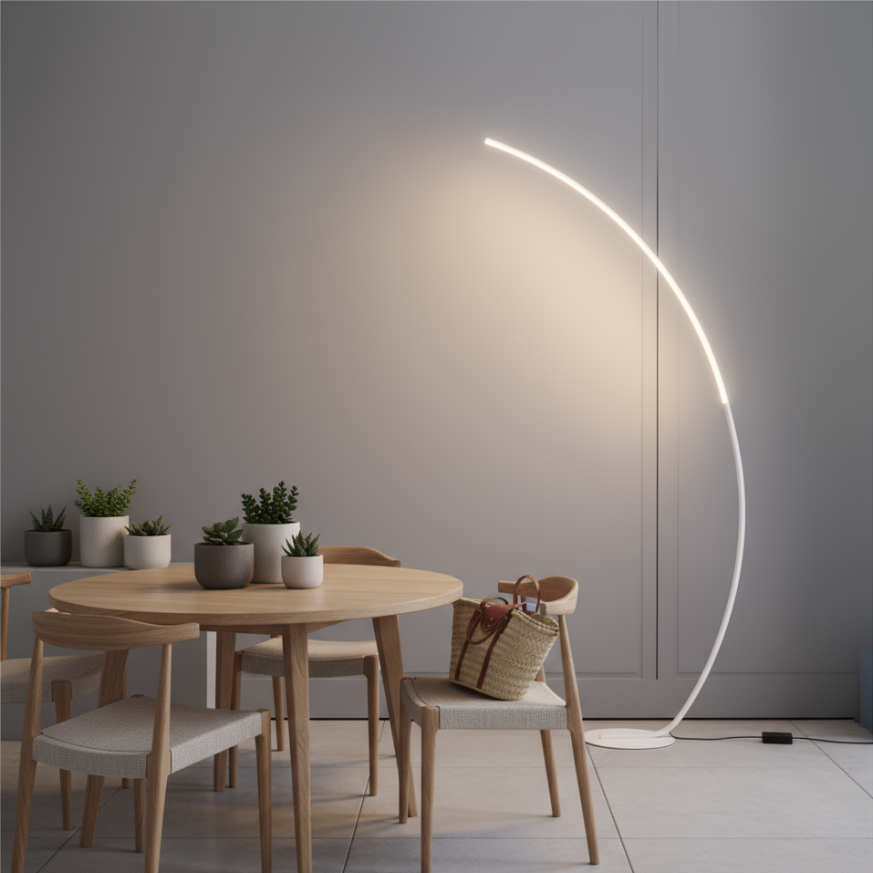 Lampadaire LED aluminium éclairage haut et bas – Nørlys — détail du système de fixation (2)
