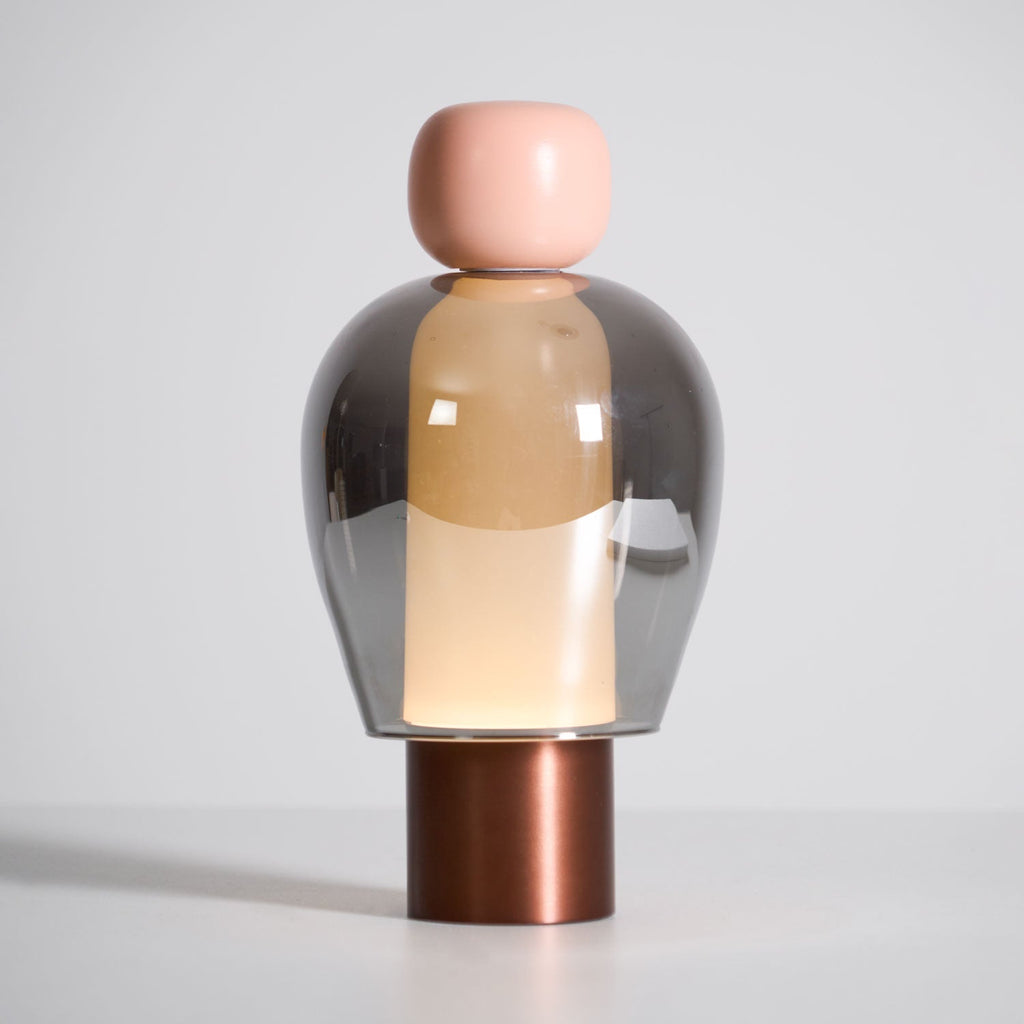 Lampe à poser rechargeable en verre coloré – Lumina Joy — dimensions et cotes (4)