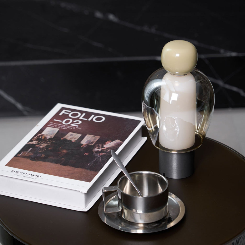 Lampe à poser rechargeable en verre coloré – Lumina Joy — dimensions et cotes (5)