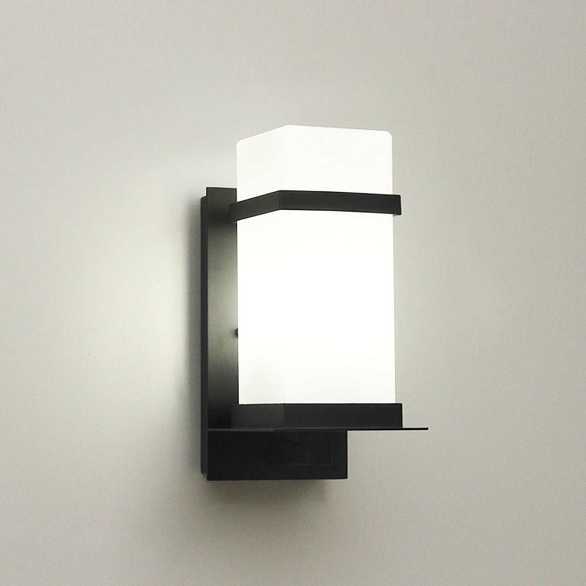 Applique murale extérieure LED cadre métal et verre – Mcdade — dimensions et cotes (2)