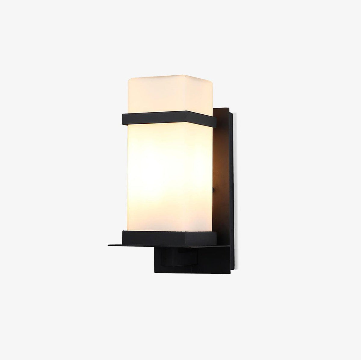 Applique murale extérieure LED cadre métal et verre – Mcdade
