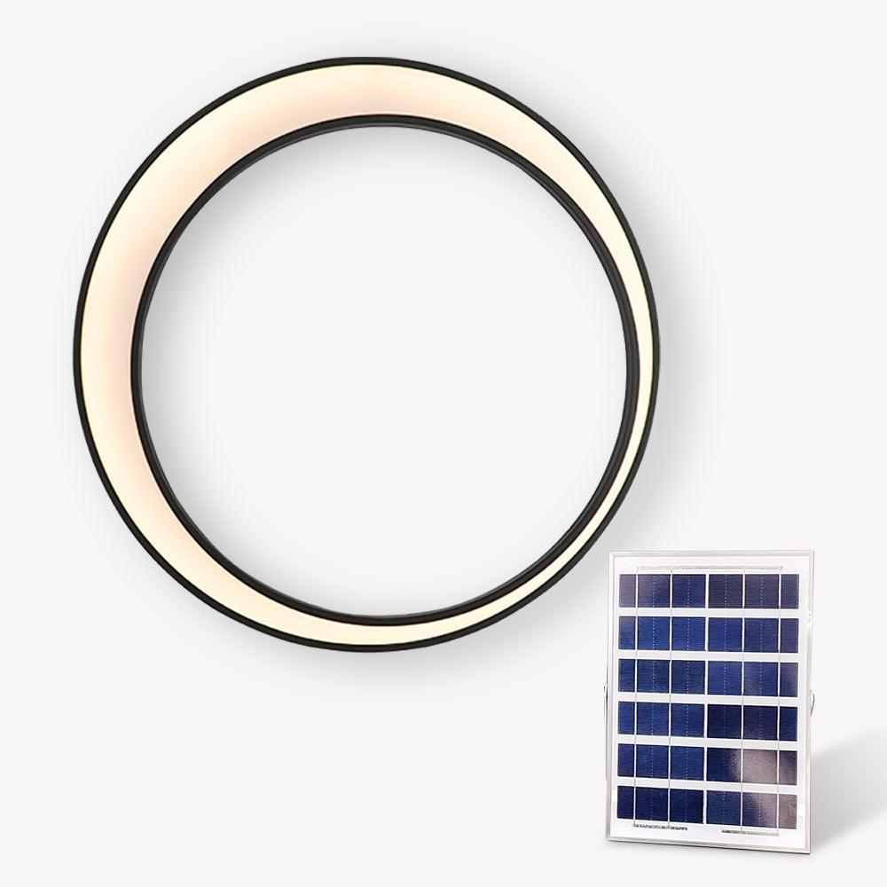 Applique murale LED en métal noir intérieur et extérieur – Moon — vue de profil (3)
