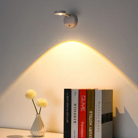 Applique murale LED rechargeable détecteur de mouvement – LumiSense — détail de la finition