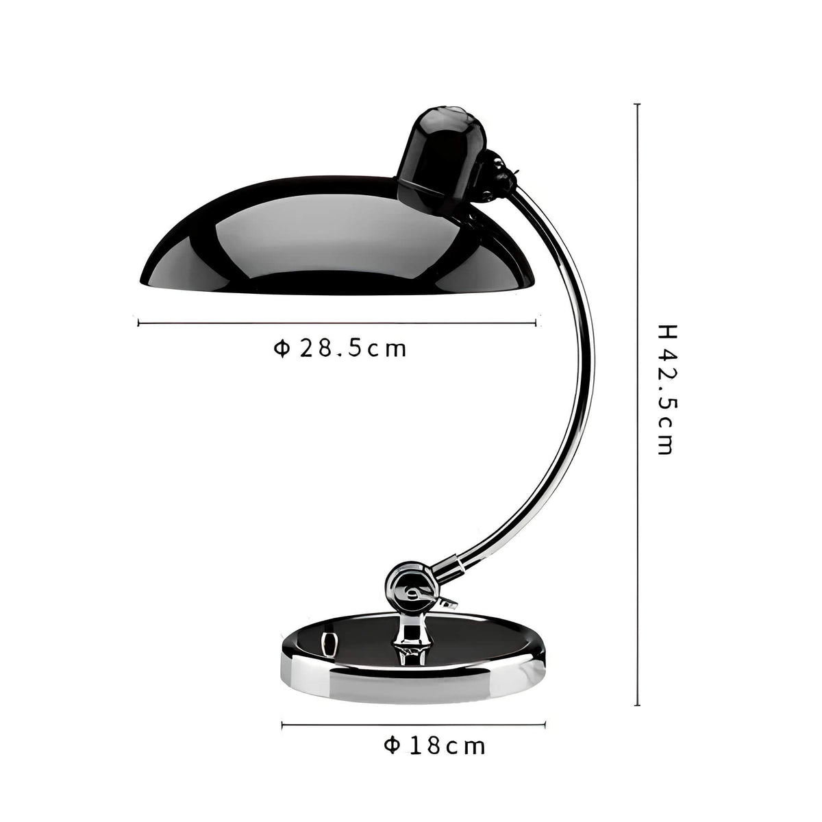 Lampe à poser scandinave en métal et bois – NordicGrace — détail de la finition