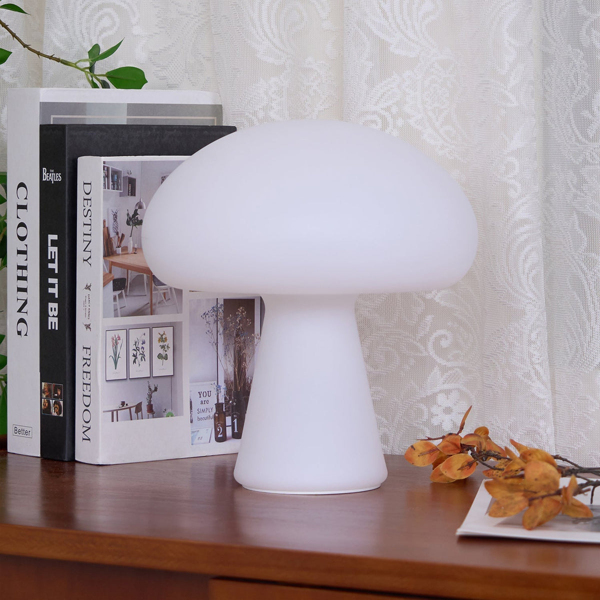 Lampe à poser rechargeable sans fil design – Obello — vue de profil (3)