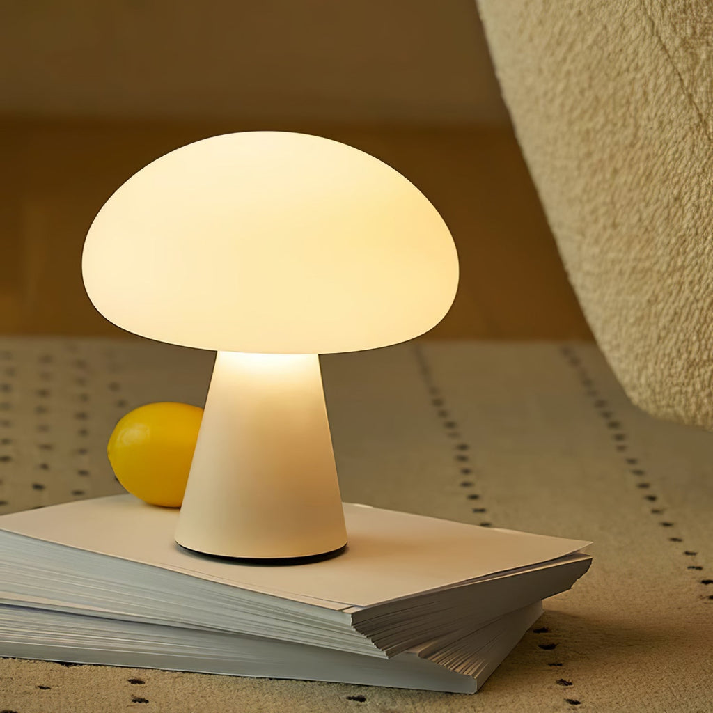 Lampe à poser rechargeable sans fil design – Obello — vue de face