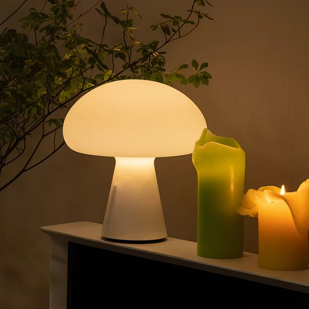 Lampe à poser rechargeable sans fil design – Obello — vue de dessous (2)
