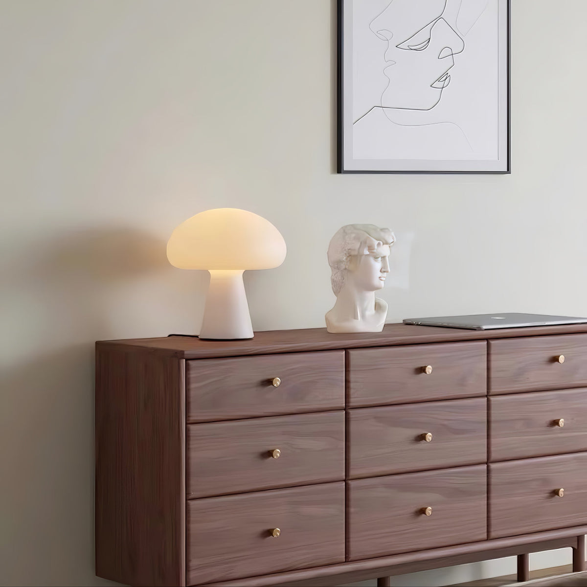 Lampe à poser rechargeable sans fil design – Obello — vue de dessous