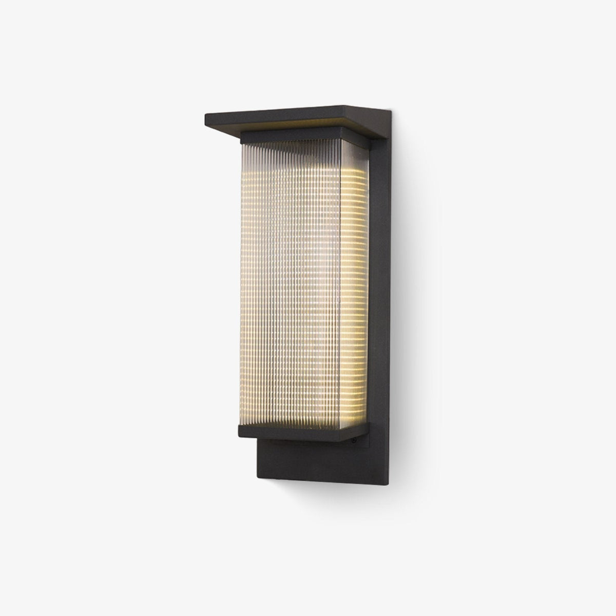 Applique murale extérieure solaire LED minimaliste – Oléron Box