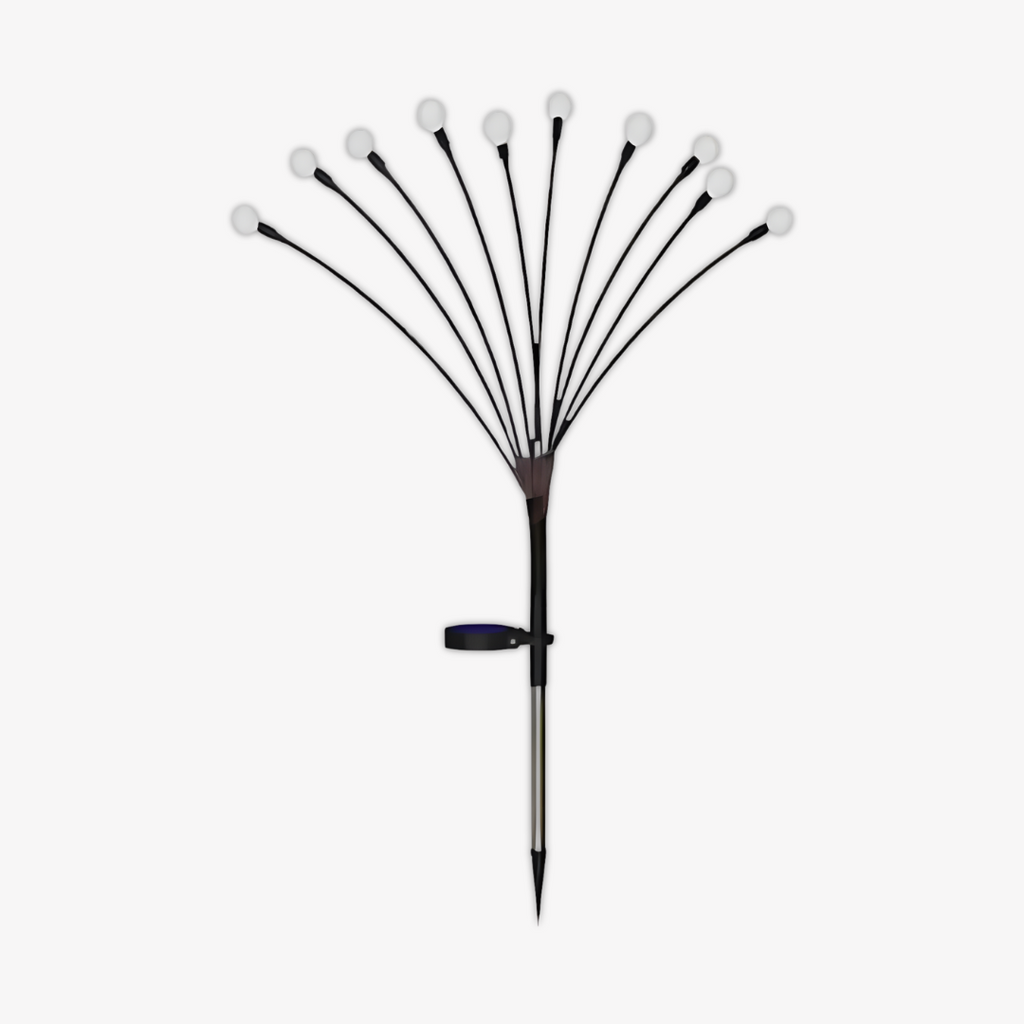 Borne de jardin solaire IP65 en ABS, 75 cm – Vuurvliegjes