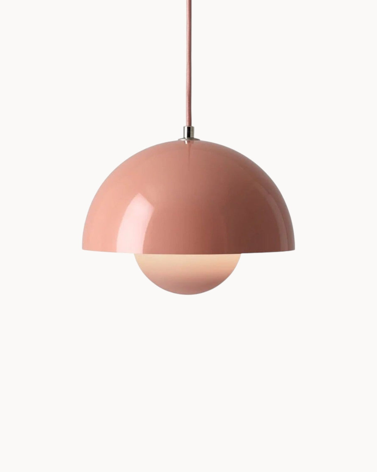 Suspension LED 16 W blanc chaud 3000K, Ø 23 cm – LoftElegance — vue de dessous (2)