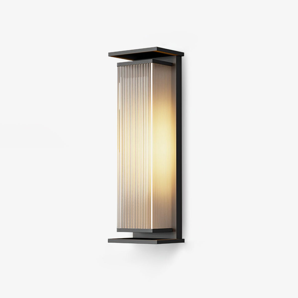 Applique murale extérieure rectangulaire en inox LED