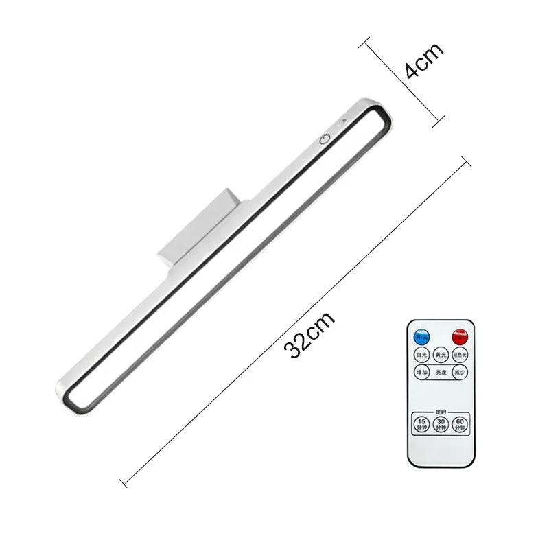 Barre lumineuse LED sans fil magnétique 30 cm – GlowLine — dimensions et cotes