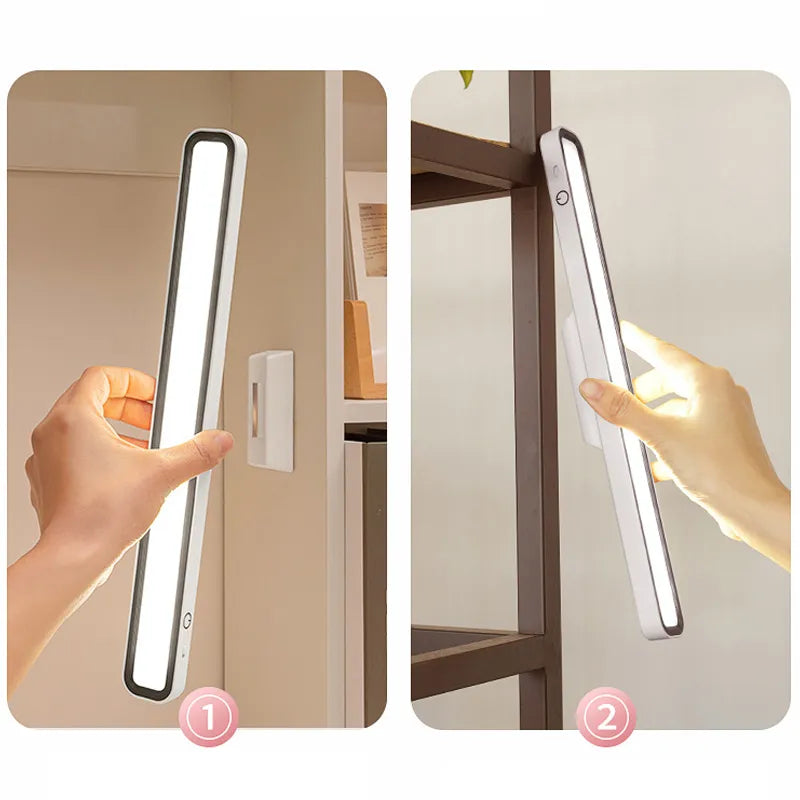 Barre lumineuse LED sans fil magnétique 30 cm – GlowLine — détail de la finition