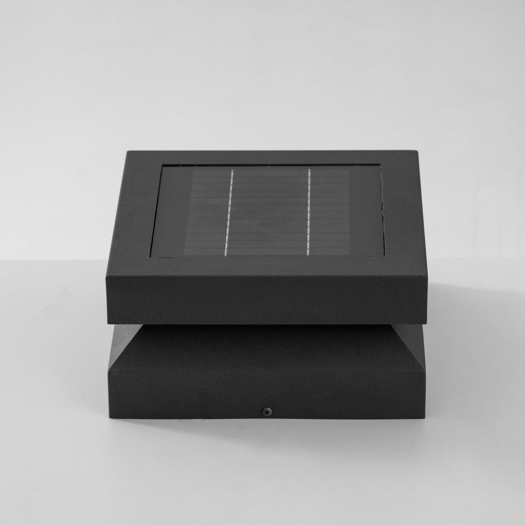 Borne de jardin LED carrée IP65 en acrylique dépoli — dimensions et cotes (4)