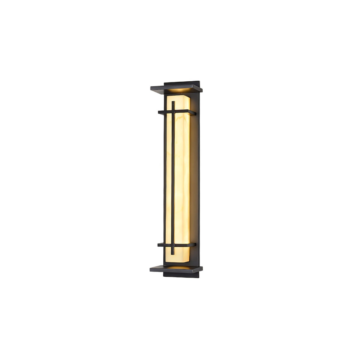 Applique murale extérieure carrée en albâtre IP65 – 3 tailles — dimensions et cotes (5)