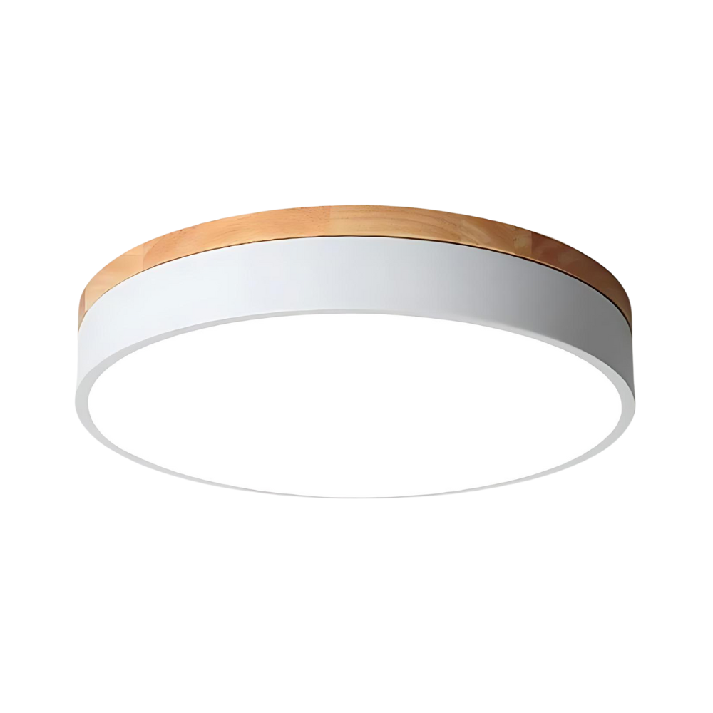 Plafonnier scandinave bois naturel et métal – ScandiLuxe