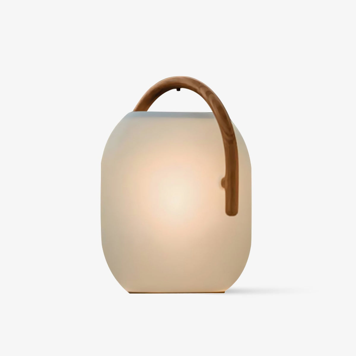 Lanterne solaire de jardin verre dépoli et bois – Noria