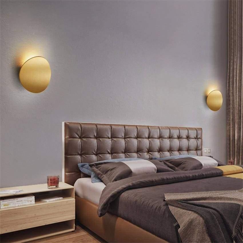 Applique murale LED blanc chaud 3000K aluminium – LumiÉclat — vue de profil