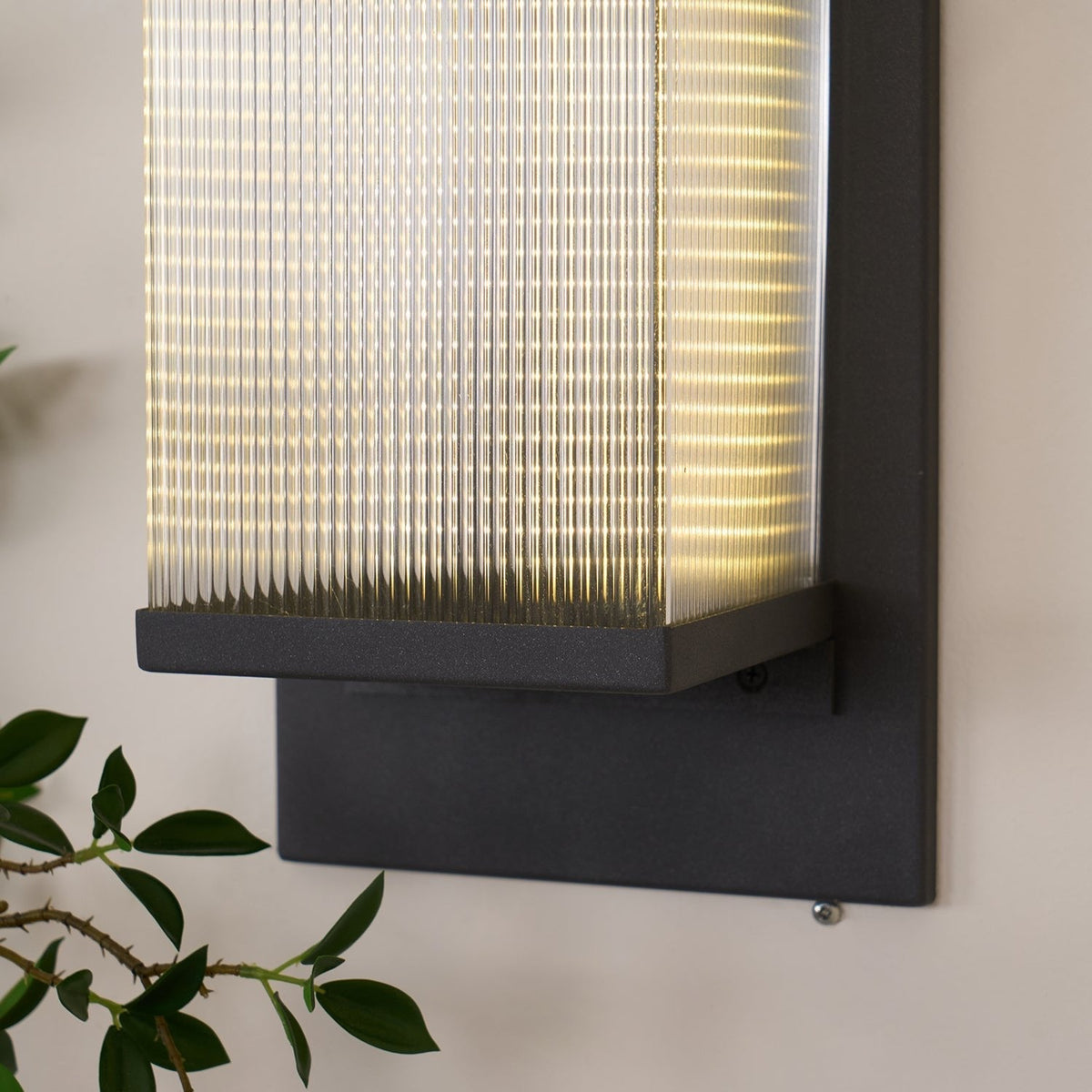 Applique murale extérieure solaire LED minimaliste – Oléron Box — dimensions et cotes (2)