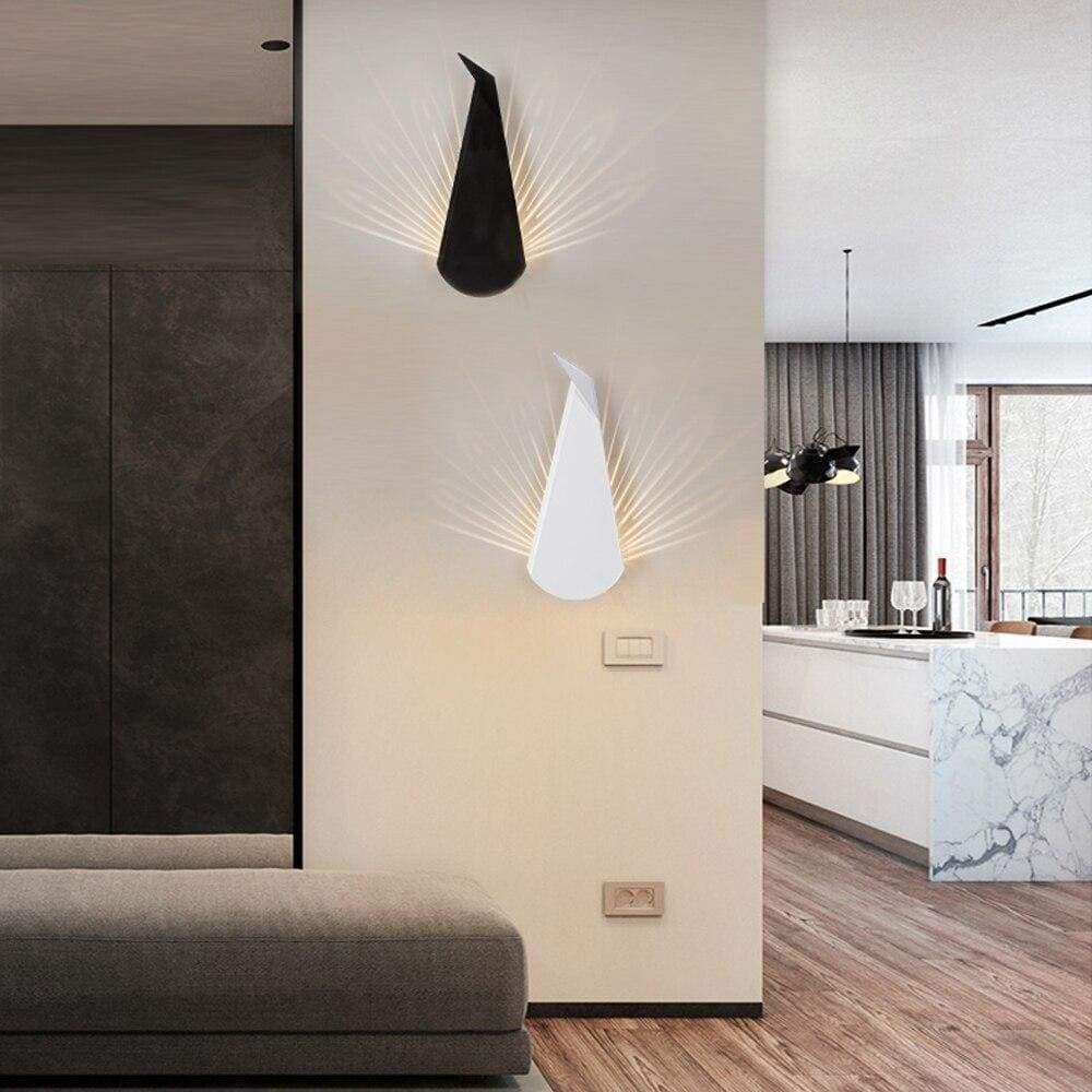 Applique murale LED 6 W en aluminium, 14 x 36 cm – LumiLuxe