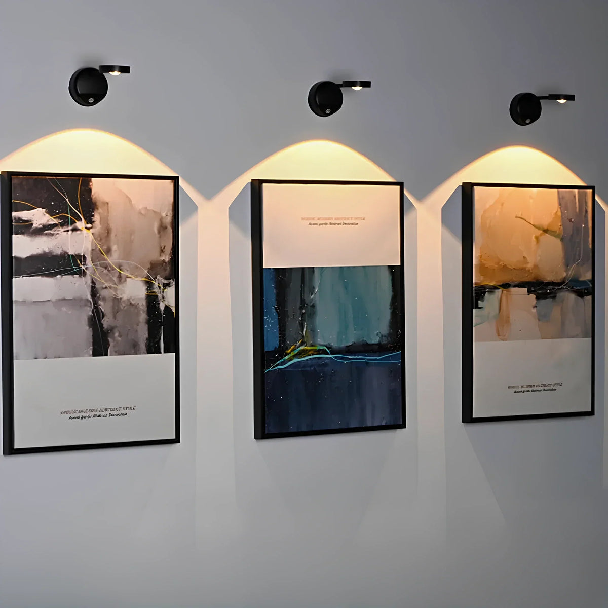 Applique murale LED 3 W capteur de mouvement pivotante – LumiSensa — vue de trois quarts