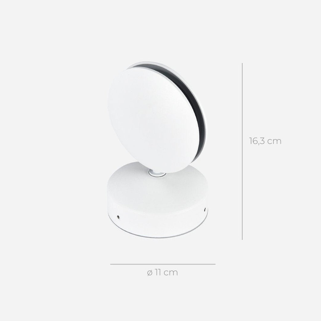 Spot LED orientable 360° aluminium IP65 3000K – Spectra — détail du système de fixation