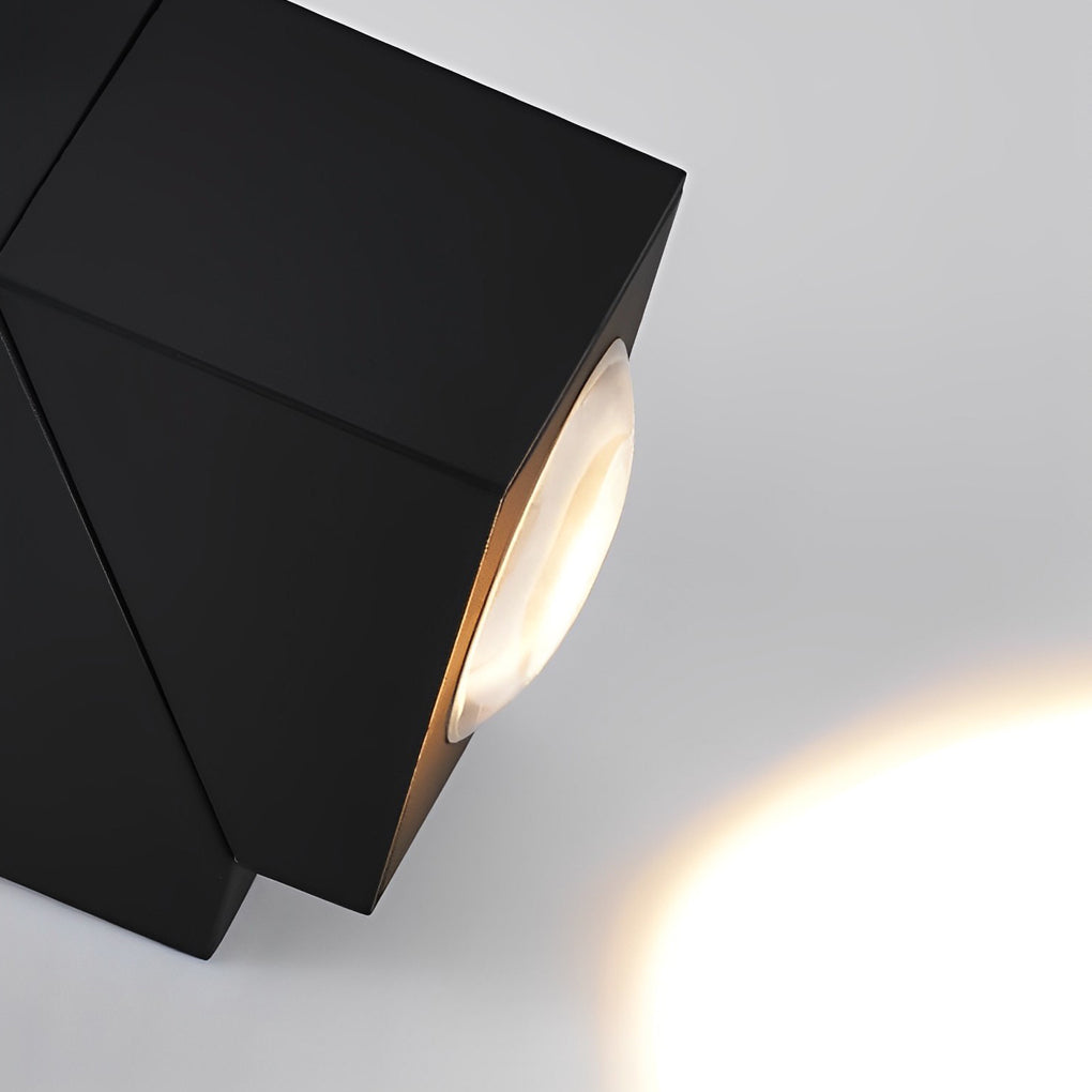 Applique murale extérieure LED orientable 180° aluminium IP65 — mise en situation dans la pièce