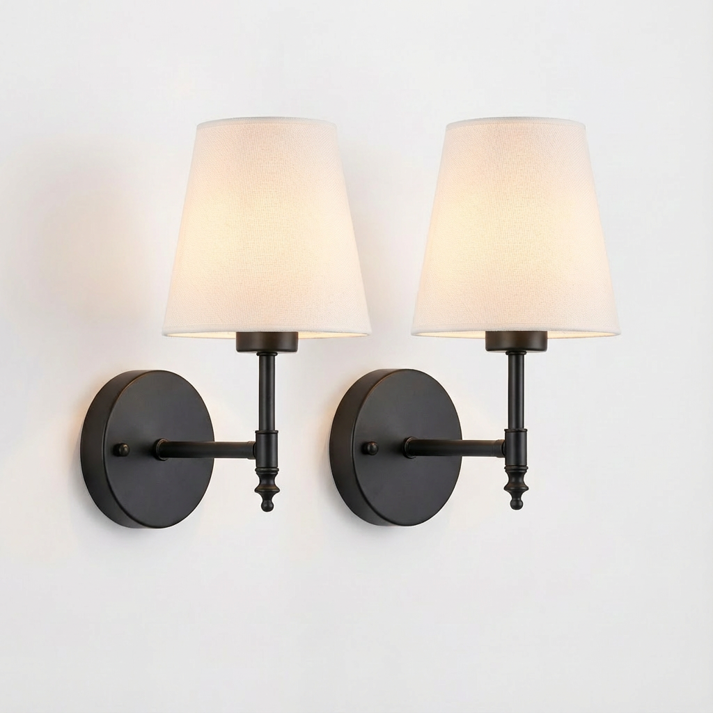 Applique murale LED rechargeable finition laiton – Aurélia — détail du système de fixation