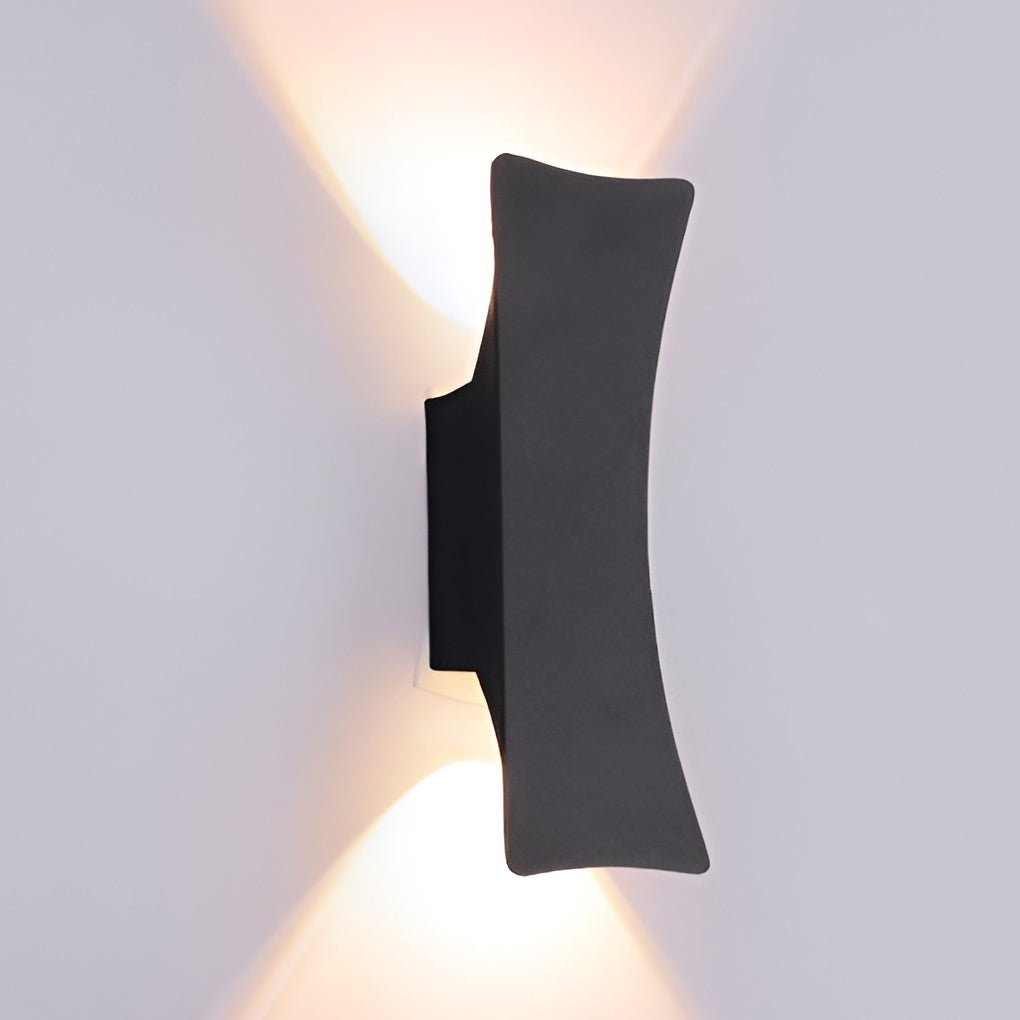 Applique murale extérieure LED haut et bas en aluminium – IP65 10 W — dimensions et cotes