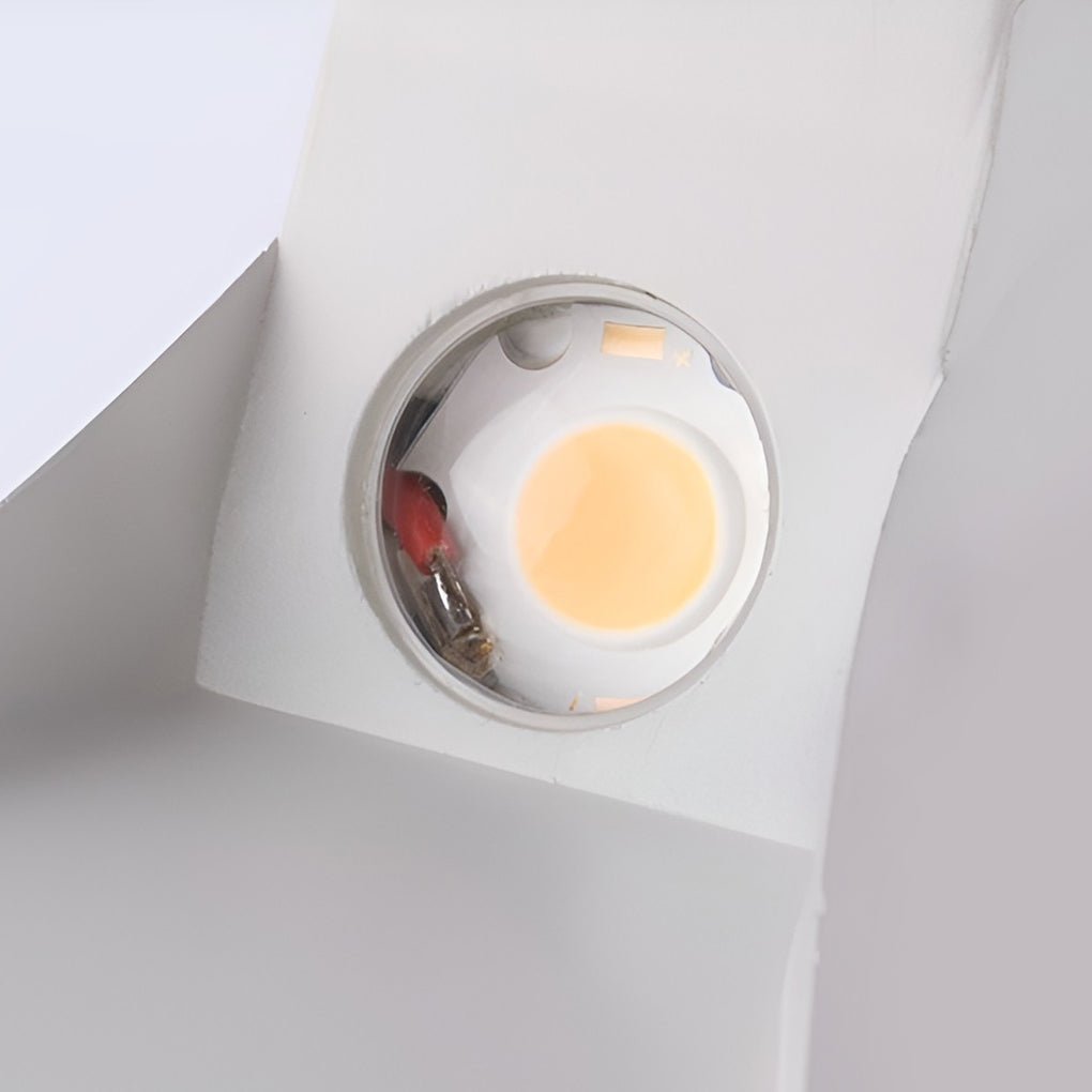 Applique murale extérieure LED haut et bas en aluminium – IP65 10 W — mise en situation dans la pièce