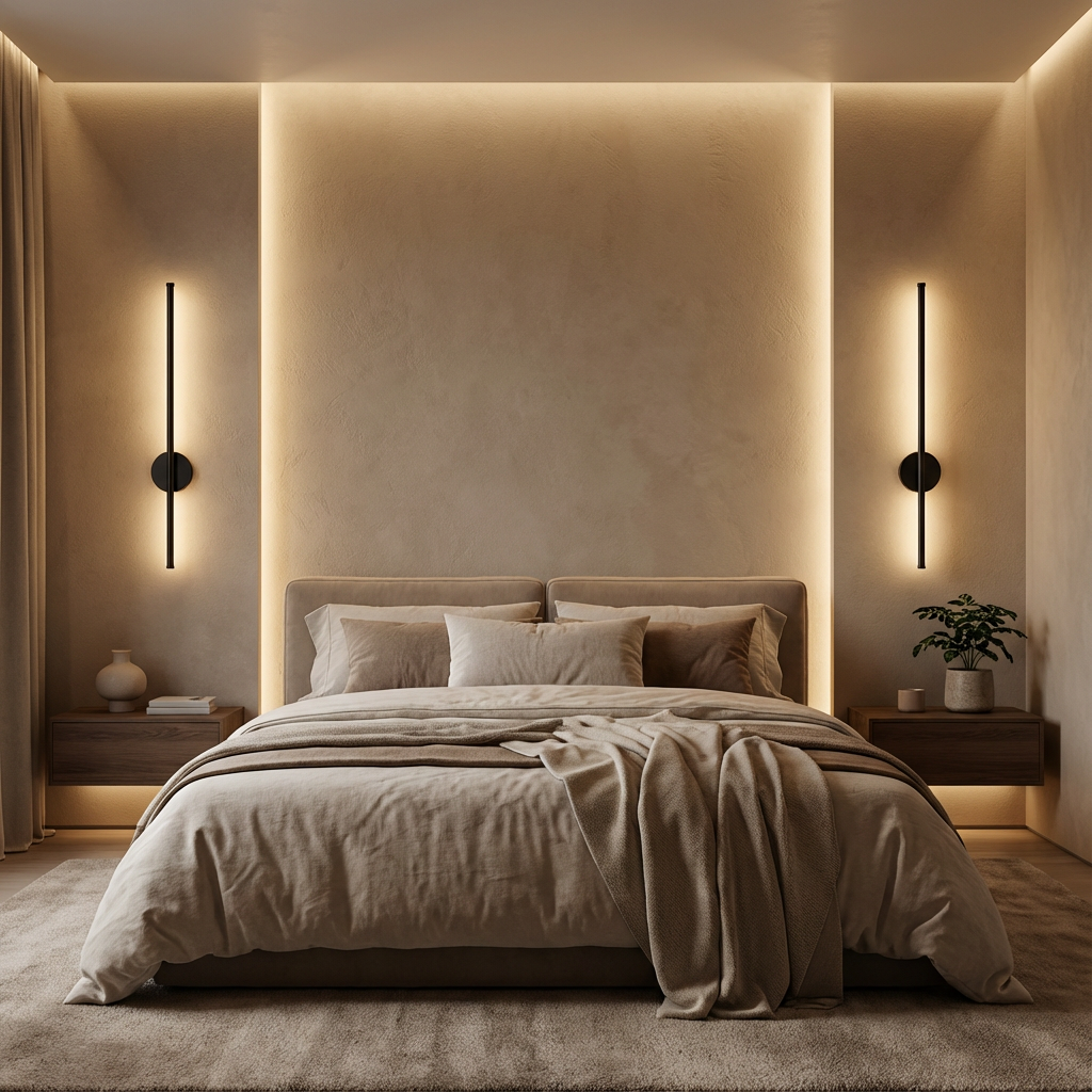 Appliques murales LED sans fil éclairage haut et bas – Luxeline — vue de trois quarts
