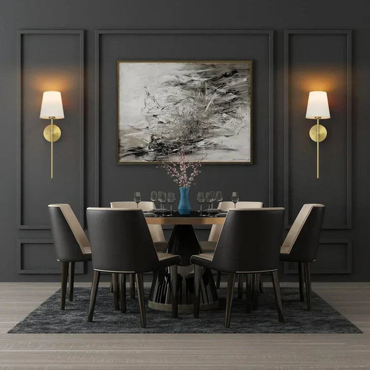 Applique murale sans fil rechargeable, LED dimmable – LumiAmbiance — vue de trois quarts