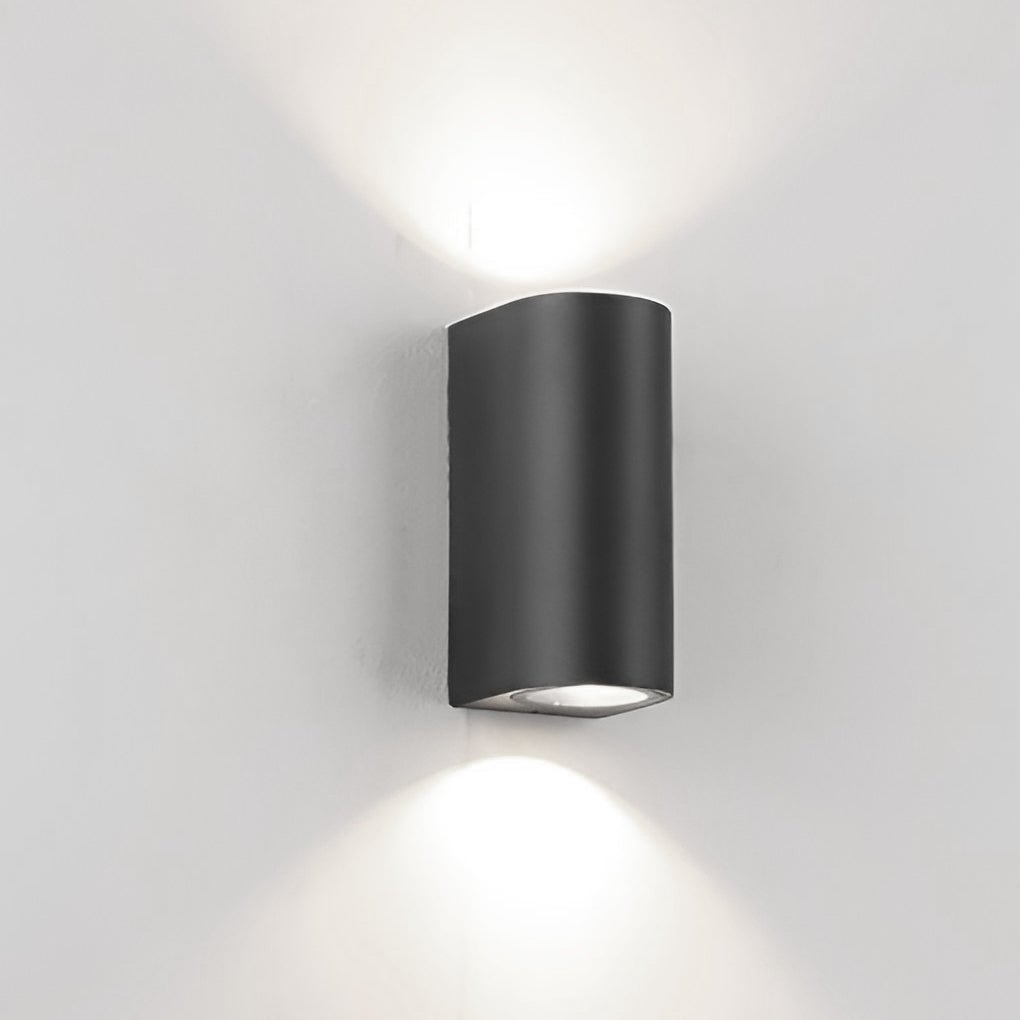 Applique murale extérieure LED 6W aluminium et acrylique IP65 — vue de profil (2)