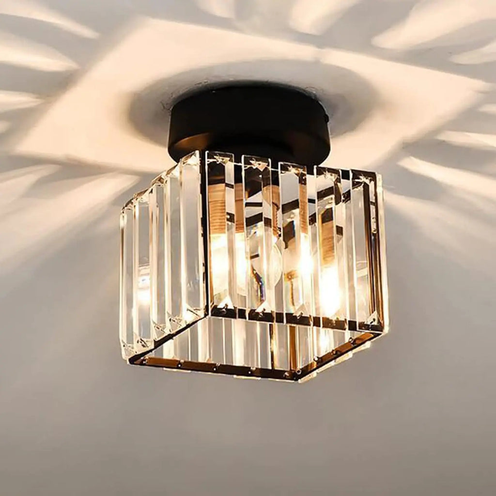 Plafonnier compact en cristal taillé et métal – Aurélia — dimensions et cotes (4)