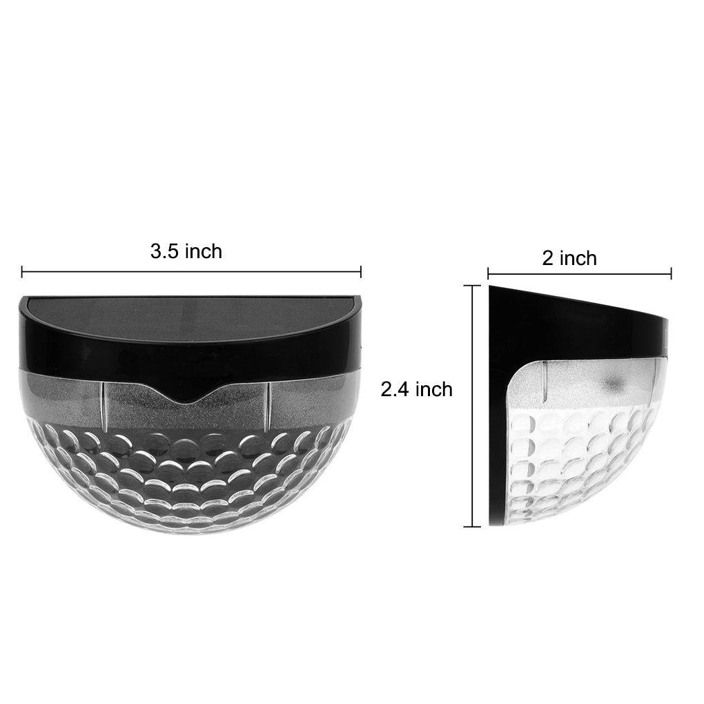 Applique murale extérieure solaire LED IP44 – lot de 4 — détail de la finition
