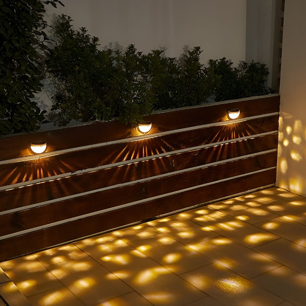 Applique murale extérieure solaire LED IP44 – lot de 4