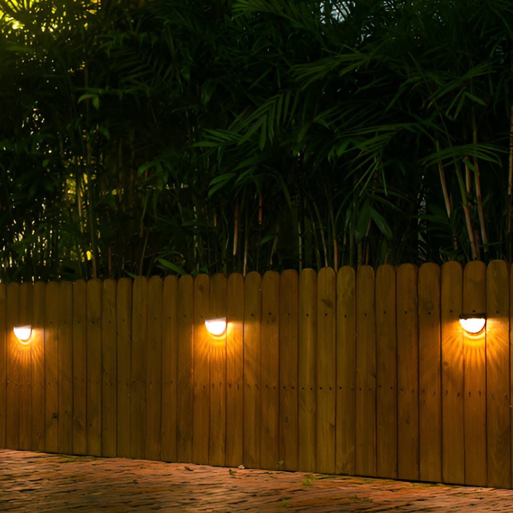 Applique murale extérieure solaire LED IP44 – lot de 4 — vue de profil