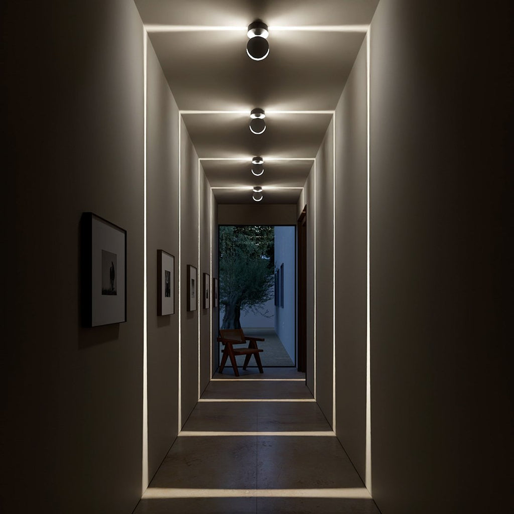 Spot LED orientable 360° aluminium IP65 3000K – Spectra — vue de dessous