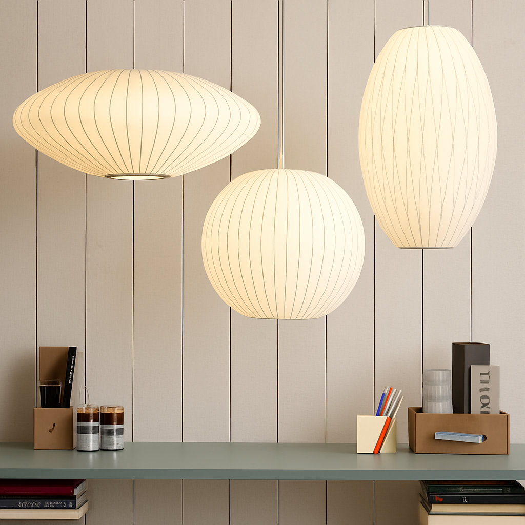 Suspension en tissu style japonais 31 à 40 W – Silk