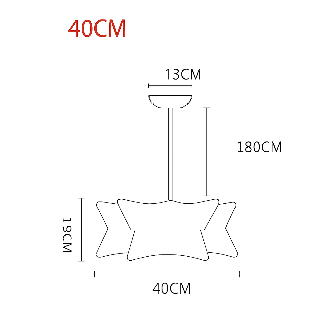 Suspension en tissu style japonais 31 à 40 W – Silk — mise en situation dans la pièce (2)