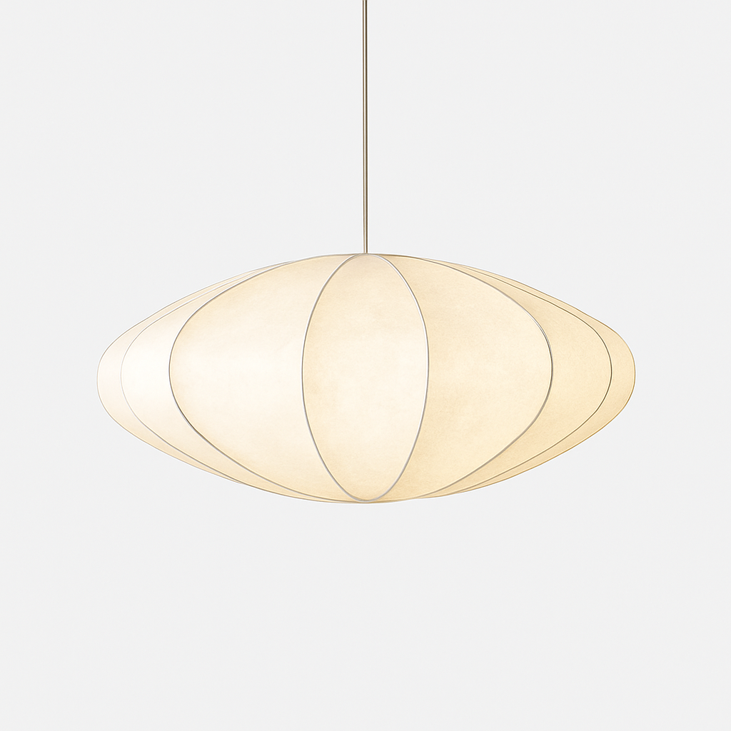 Suspension en tissu style japonais 31 à 40 W – Silk — détail du système de fixation