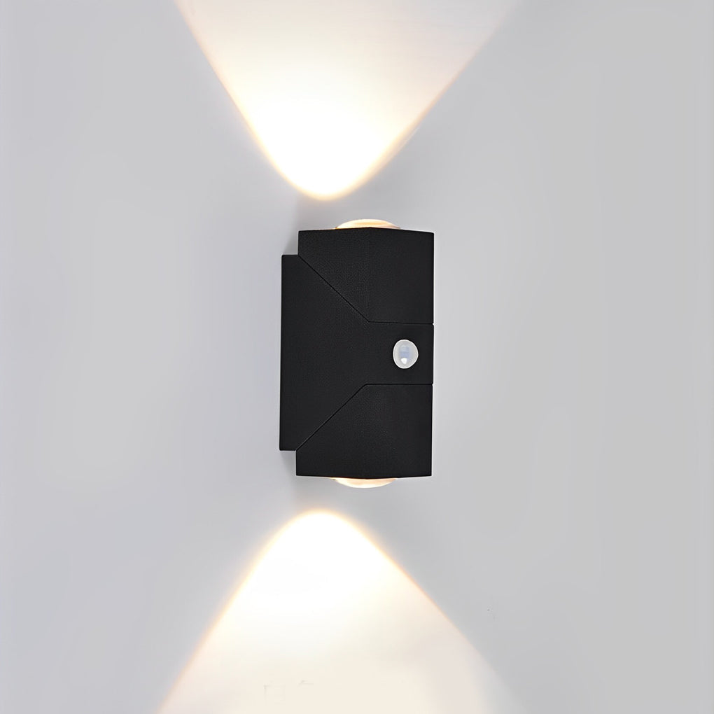 Applique murale extérieure LED orientable 180° aluminium IP65 — dimensions et cotes